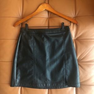 Abercrombie & Fitch Faux Leather Mini